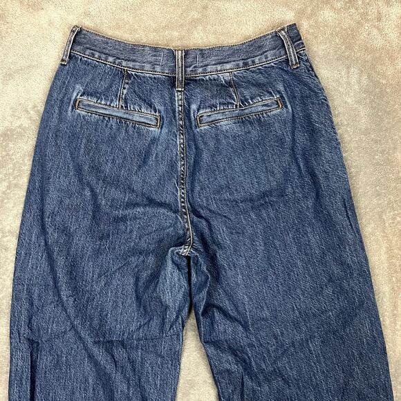 Madewell Harlow Wide Leg Jeans Trousers Womens 27 Clean Girl - Picture 5 of 9